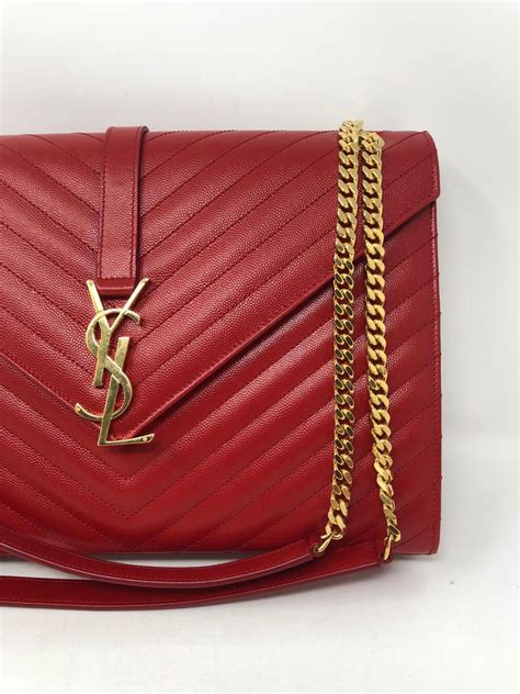 ysl bag red inside|ysl bags red color.